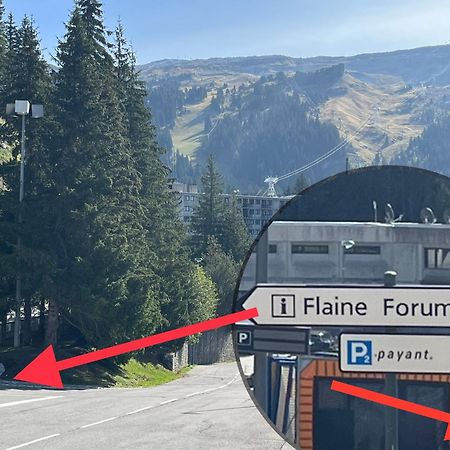 Flaine Forum L1 Cassiopee Mezzanine & Terrasse Dış mekan fotoğraf